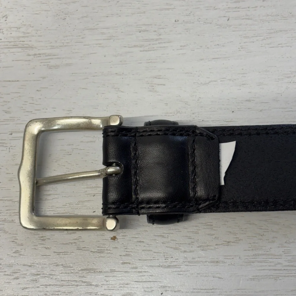 Allen Edmonds Wide Street Dress Belt - 1015600‎ - Black Leather - 44